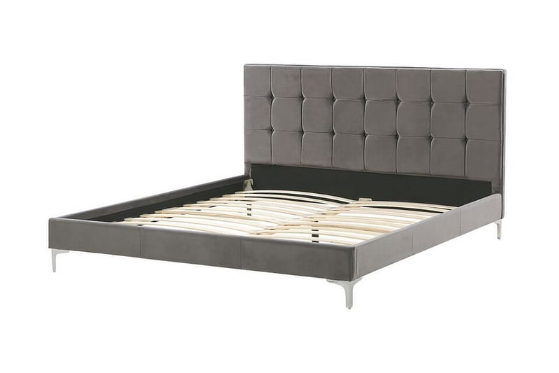 Ramsäng Murette 180x200cm - Sammet/Grå - Möbler - Säng - Ramsäng