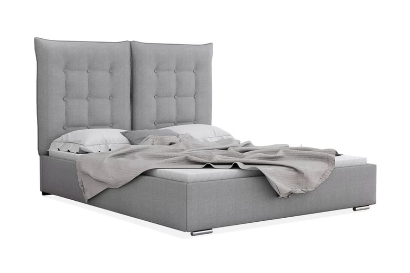 Ramsäng Szymon 214x175x128 cm - Grå - Möbler - Säng - Ramsäng