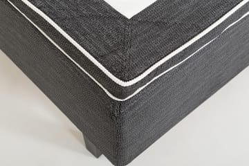 Ramsäng Ystad 120x200 Medelfast Polyeter - Grå - Möbler - Säng - Ramsäng