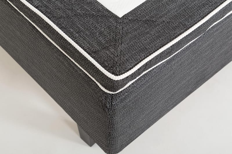 Ramsäng Ystad 120x200 Medelfast Polyeter - Grå - Möbler - Säng - Ramsäng