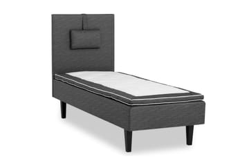 Ramsäng Ystad 80x200 cm Medelfast Polyeter - Grå - Möbler - Säng - Ramsäng