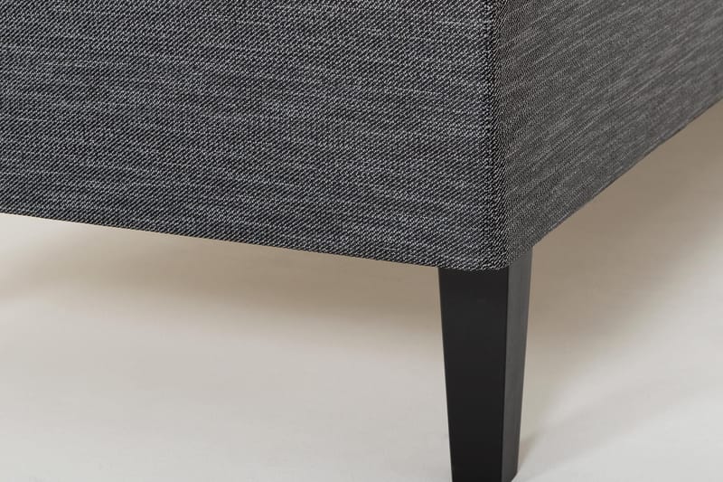 Ramsäng Ystad 80x200 cm Medelfast Polyeter - Grå - Möbler - Säng - Ramsäng
