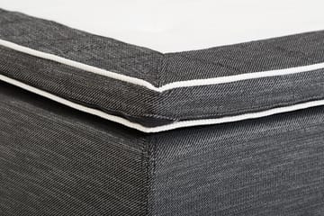Ramsäng Ystad 80x200 cm Medelfast Polyeter - Grå - Möbler - Säng - Ramsäng