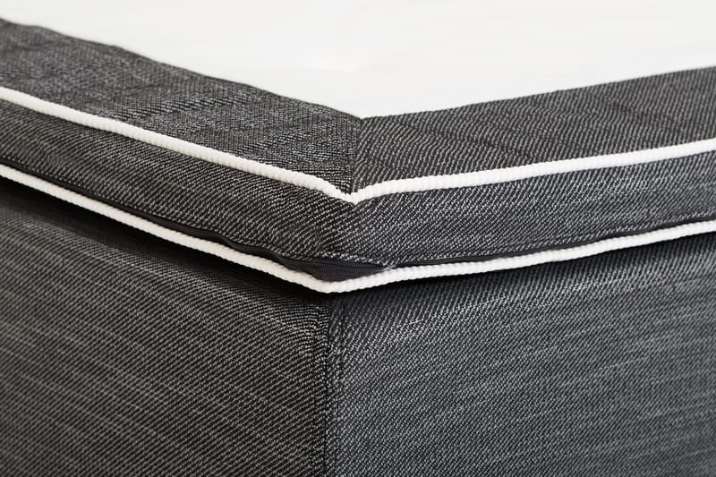 Ramsäng Ystad 80x200 cm Medelfast Polyeter - Grå - Möbler - Säng - Ramsäng