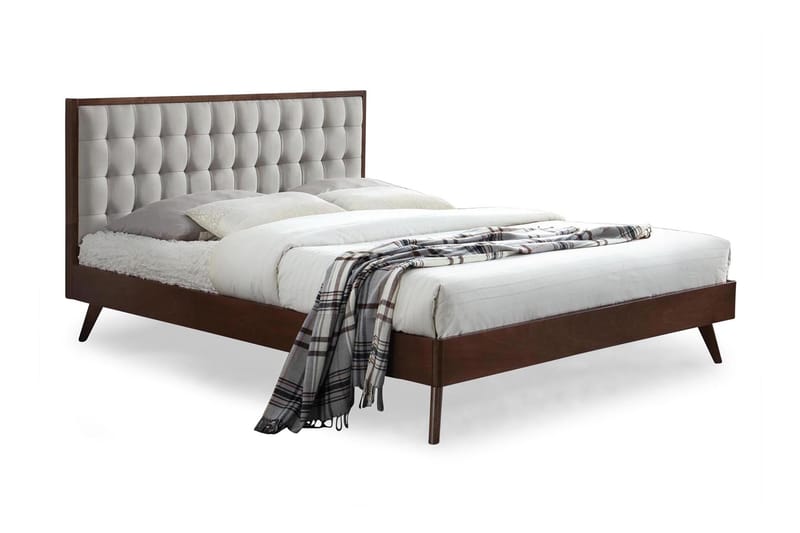Ramsäng Pineta 160x200 - Beige|Valnöt - Möbler - Säng - Ramsäng