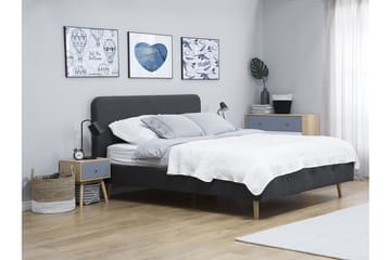 Rennes Sängram 140x200 cm - Grå - Möbler - Säng - Ramsäng