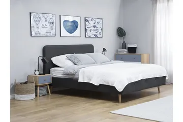 Rennes Sängram 140x200 cm - Grå - Möbler - Säng - Ramsäng