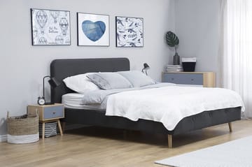 Rennes Sängram 140x200 cm - Grå - Möbler - Säng - Ramsäng