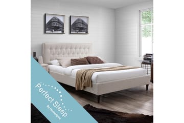 Säng Emilia Med Madrass Harmony Duo 160x200 cm - Möbler - Säng - Ramsäng