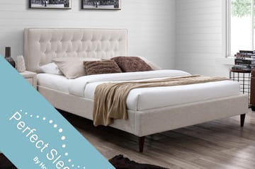 Säng Emilia Med Madrass Harmony Top 160x200 cm - Möbler - Säng - Ramsäng