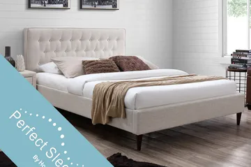 Säng EMILIA med madrass HARMONY TOP 160x200cm - Möbler - Säng - Ramsäng