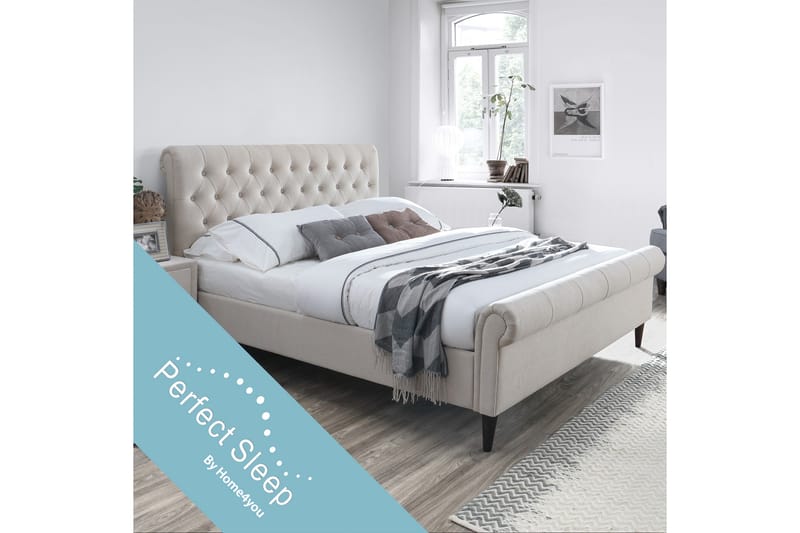 Säng LUCIA med madrass HARMONY DELUX 160x200cm - Ramsäng - Komplett sängpaket