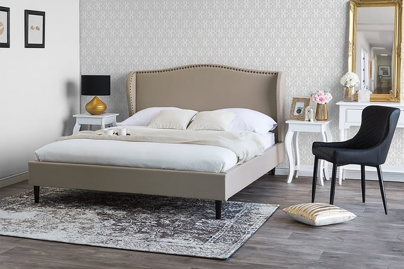 Sängram Colmar 160x200 cm - Beige - Möbler - Säng - Ramsäng