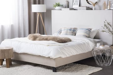Sängram Roanne 140x200 cm - Beige - Möbler - Säng - Ramsäng
