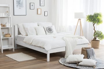 Sängram Tannay 180x200 cm - Vit - Möbler - Säng - Ramsäng