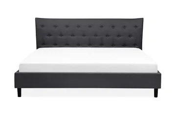 Saverne Dubbelsäng 180 200 cm - Grå - Möbler - Säng - Ramsäng