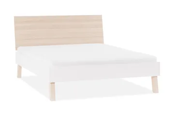 Spot Sänggavel 180x200 cm Trä/Natur/Vit - VOX - Möbler - Säng - Ramsäng