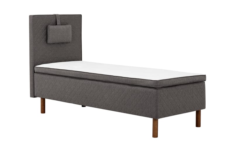 Sundborn Ramsäng 80x200 Medelfast Latex - Grå - Möbler - Säng - Enkelsäng