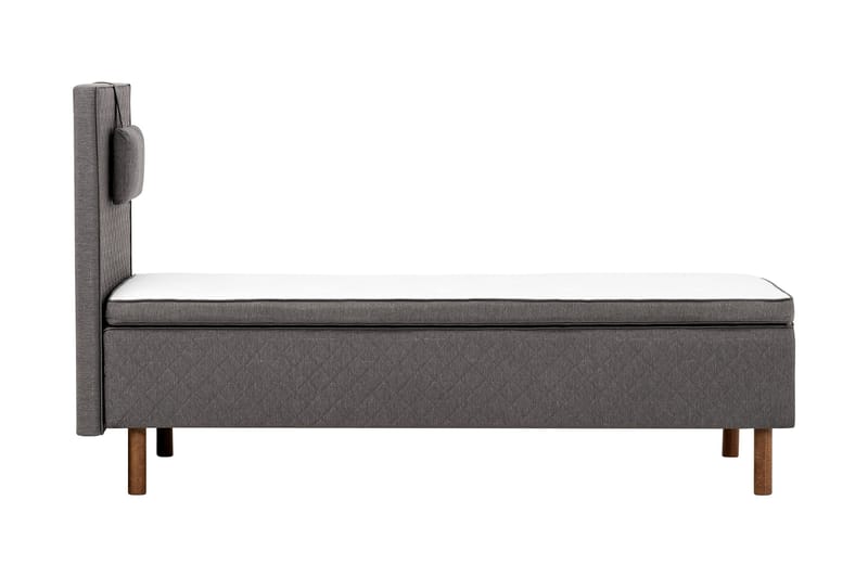 Sundborn Ramsäng 80x200 Medelfast Memory - Grå - Möbler - Säng - Enkelsäng