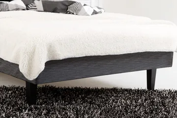 Viken Bas Komplett SängpaketRamsäng 120x200 Medelfast - Grå - Möbler - Säng - Enkelsäng