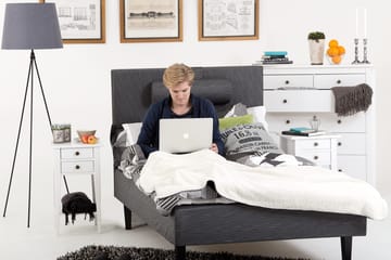 Viken Bas Ramsäng 120x200 Ancona - Ancona Grå - Möbler - Säng - Enkelsäng