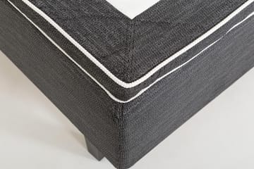 Viken Bas Ramsäng 120x200 Medelfast Polyeter - Grå - Möbler - Säng - Enkelsäng