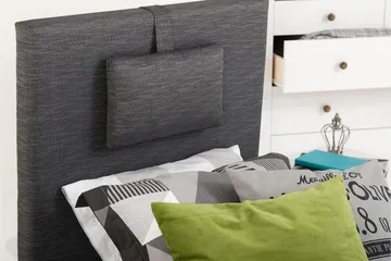 Viken Bas Ramsäng 80x200 cm - Grå/Ek - Möbler - Säng - Enkelsäng