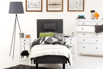 Viken Bas Ramsäng 80x200 cm - Grå/Ek - Möbler - Säng - Enkelsäng