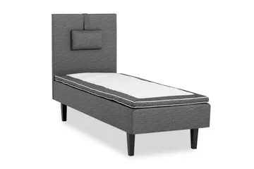 Viken Bas Ramsäng 80x200 cm - Grå/Ek - Möbler - Säng - Enkelsäng