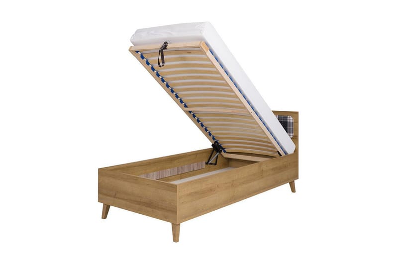 Vintra Ramsäng 90x200 cm - Grå - Möbler - Säng - Sängram & sängstomme