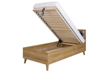 Vintra Ramsäng 90x200 cm - Grå - Möbler - Säng - Sängram & sängstomme