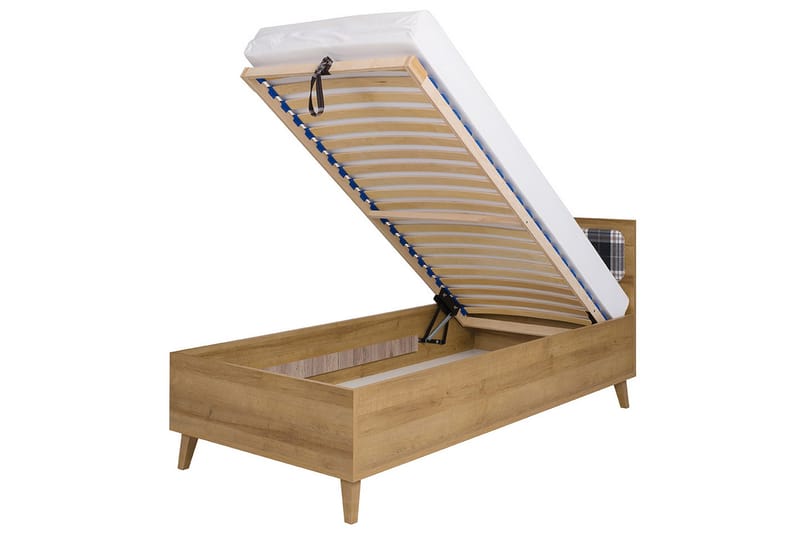 Vintra Ramsäng 90x200 cm - Grå - Möbler - Säng - Sängram & sängstomme