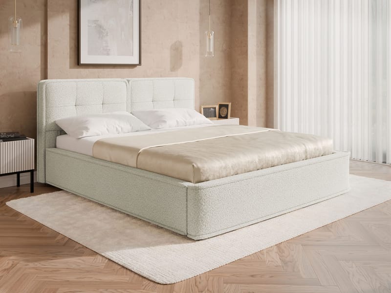 Renva Sängram 160x200 cm - Beige - Möbler - Säng - Säng med förvaring