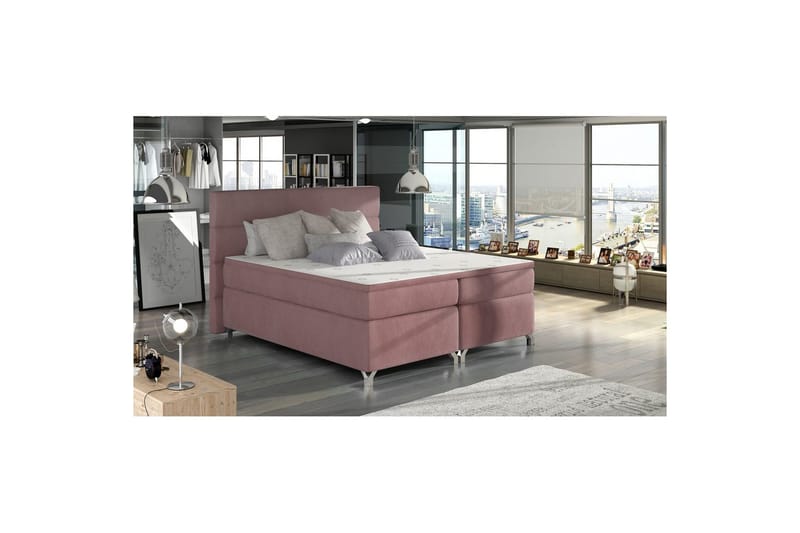 Resårbotten Eltap Amadeo - Mat Velvet 63, Rosa, 160x200 cm - Möbler - Säng - Kontinentalsäng
