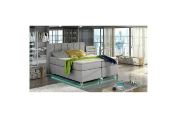 Resårbotten Eltap Basilio med LED - Sawana 21, Grå, 140x200 cm - Möbler - Säng - Kontinentalsäng