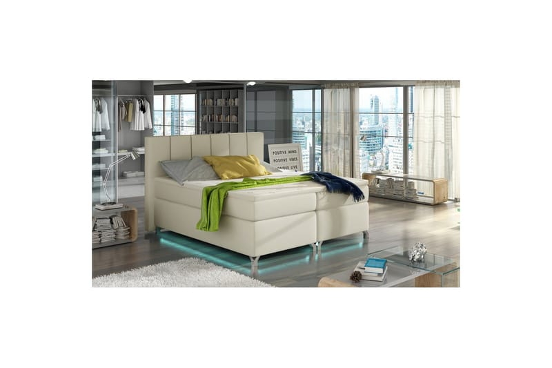 Resårbotten Eltap Basilio med LED - Soft 33, Beige, 160x200 cm - Möbler - Säng - Kontinentalsäng