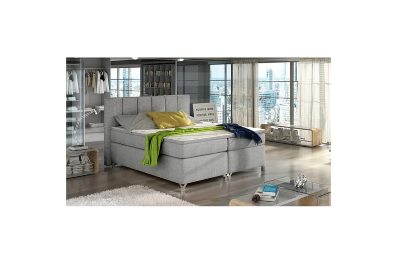 Resårbotten Eltap Basilio - Sawana 21, Grå, 140x200 cm - Möbler - Säng - Kontinentalsäng