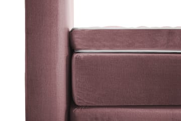 Royal Velvet Komplett Sängpaket 210x210 cm - Rosa med Låga Rosében - Möbler - Säng - Kontinentalsäng