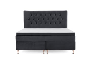 Royal Velvet Kontinentalsäng 160x200 cm - Svart - Möbler - Säng - Kontinentalsäng