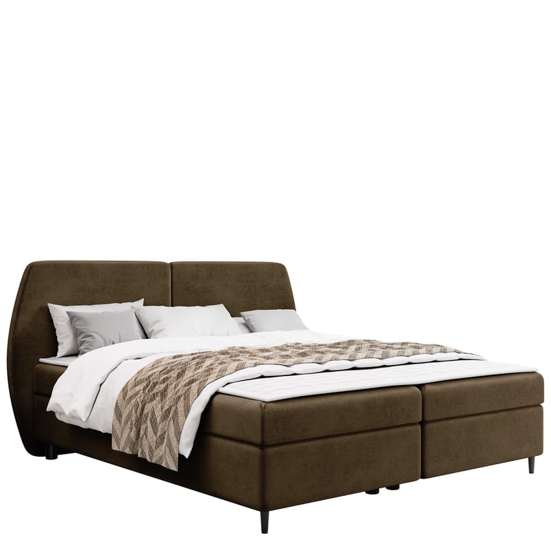 Rynricon Sängpaket Kontinentalsäng 140x200 cm - Brun - Möbler - Säng - Kontinentalsäng
