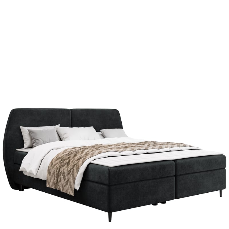 Rynricon Sängpaket Kontinentalsäng 140x200 cm - Grå - Möbler - Säng - Kontinentalsäng