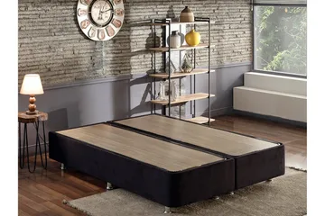 Ryntham Sängram Dubbel 140x190 cm - Svart - Möbler - Säng - Sängram & sängstomme