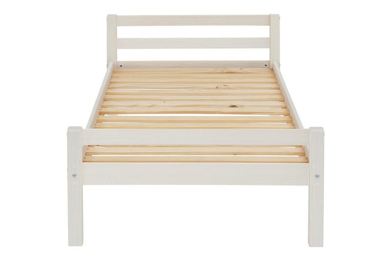 Säng Alpi 90x200 cm Vit - Vit - Möbler - Säng - Sängram & sängstomme