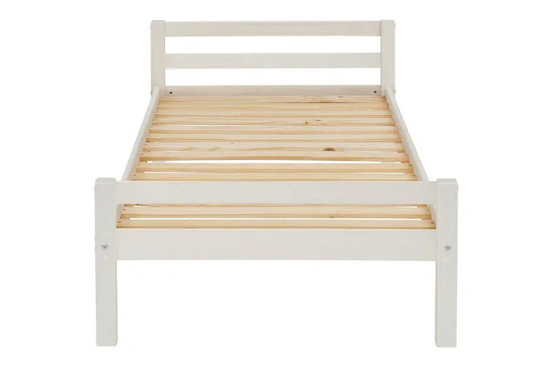 Säng Alpi 90x200 cm Vit - Vit - Möbler - Säng - Sängram & sängstomme