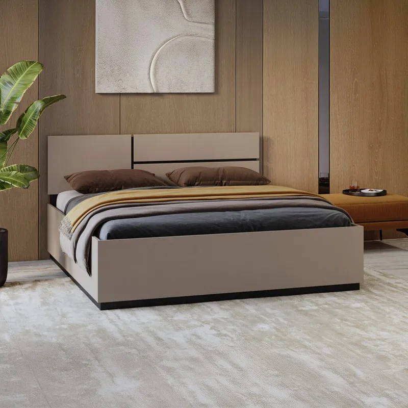 Säng Cross S - 160 cm, Kongo - Möbler - Säng - Sängram & sängstomme