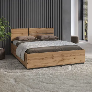 Säng Cross S - 160 cm, Wotan Ek - Möbler - Säng - Sängram & sängstomme