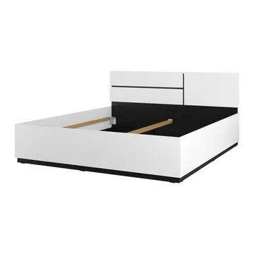 Säng Cross S - 180 cm, Vit - Möbler - Säng - Sängram & sängstomme