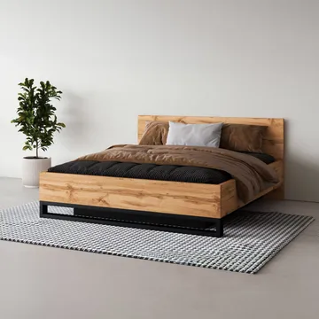Säng Halle S med ram på gaslyft och förvaringsbox - 180 cm - Möbler - Säng - Sängram & sängstomme