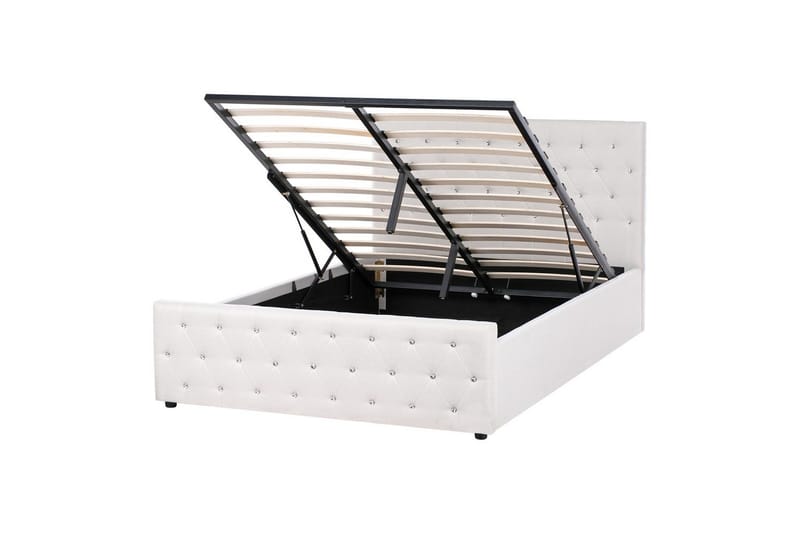 Säng med förvaring Amiens - Beige, 140x200 cm - Möbler - Säng - Säng med förvaring