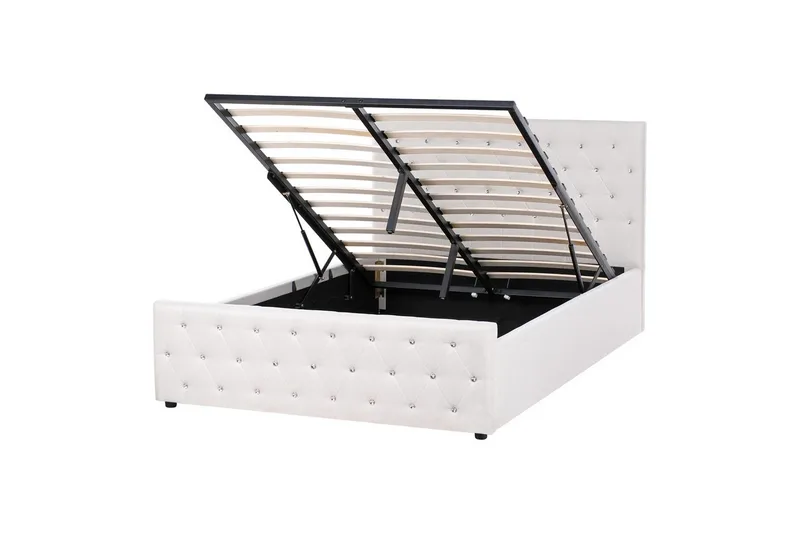 Säng med förvaring Amiens, Beige, 140x200 cm